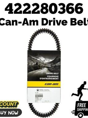 BRP 422280366 Can-Am Clutch Drive Belt Outlander Renegade Max 1000R 570 650 XMR